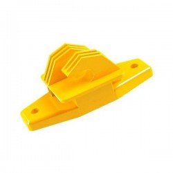 ISOLADOR TIPO W AMARELO (10 UNIDADES)