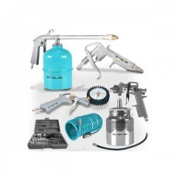 PISTOLA PINTURA JOGO + ACESSÓRIOS 5PÇS