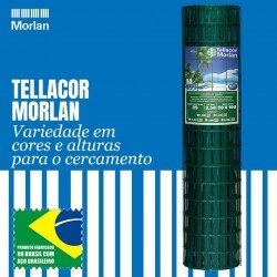 TELLACOR MORLAN VERDE 100X50MM X 1,0M ALTURA X 2,5MM ESPESSURA X M LINEAR