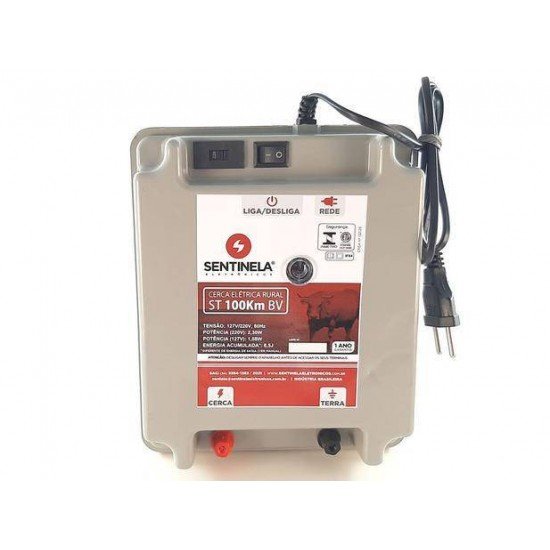 ELETRIFICADOR DE CERCA MOD.SR 100KM BVA (8,5 -5.000M LINEAR)