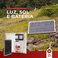 ELETRIFICADOR DE CERCA SUPER TURBO 100KM BATERIA C/ PLACA SOLAR