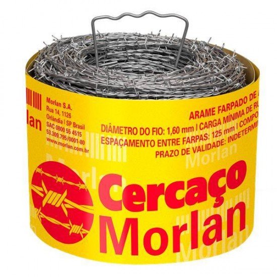 ARAME FARPADO CERCACO 250 METROS  (1,6MM-350KGF)