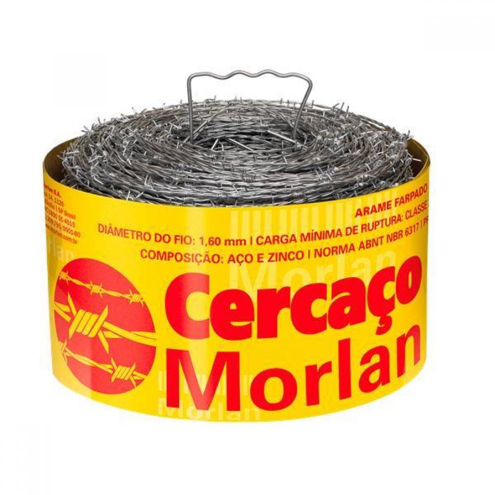 ARAME FARPADO CERCACO 500 MENTROS (1,6MM-350KG)