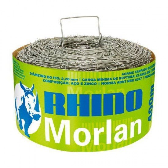 ARAME FARPADO RHINO EXTRA FORTE 250 METROS  (2,2MM-350KGF)