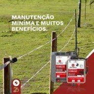 ELETRIFICADOR DE CERCA SUPER TURBO 100KM BATERIA C/ PLACA SOLAR