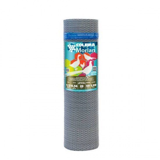 TELA VIVEIRO 1/2 POL X FIO 24 (0,56MM) X 1,20 CM ALTURA X 50 METROS
