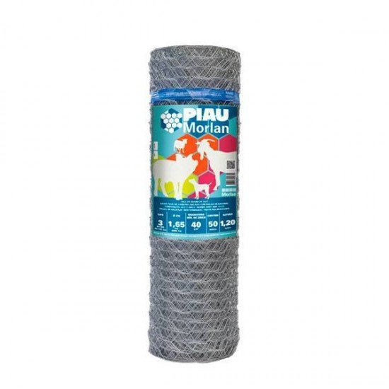 TELA MANGUEIRAO 3 POL X FIO 16 (1,65MM) X 1,20 CM ALTURA X 50 METROS